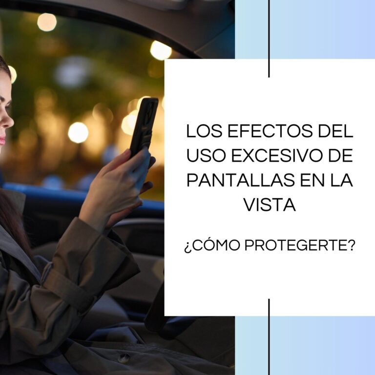 los efectos del uso excesivo de pantallas en la vista