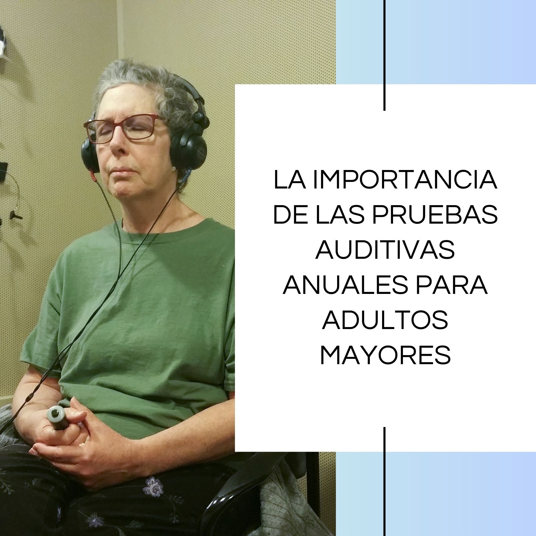 La importancia de las pruebas auditivas anuales en mayores